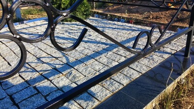 Гранитная брусчатка - крупным планом